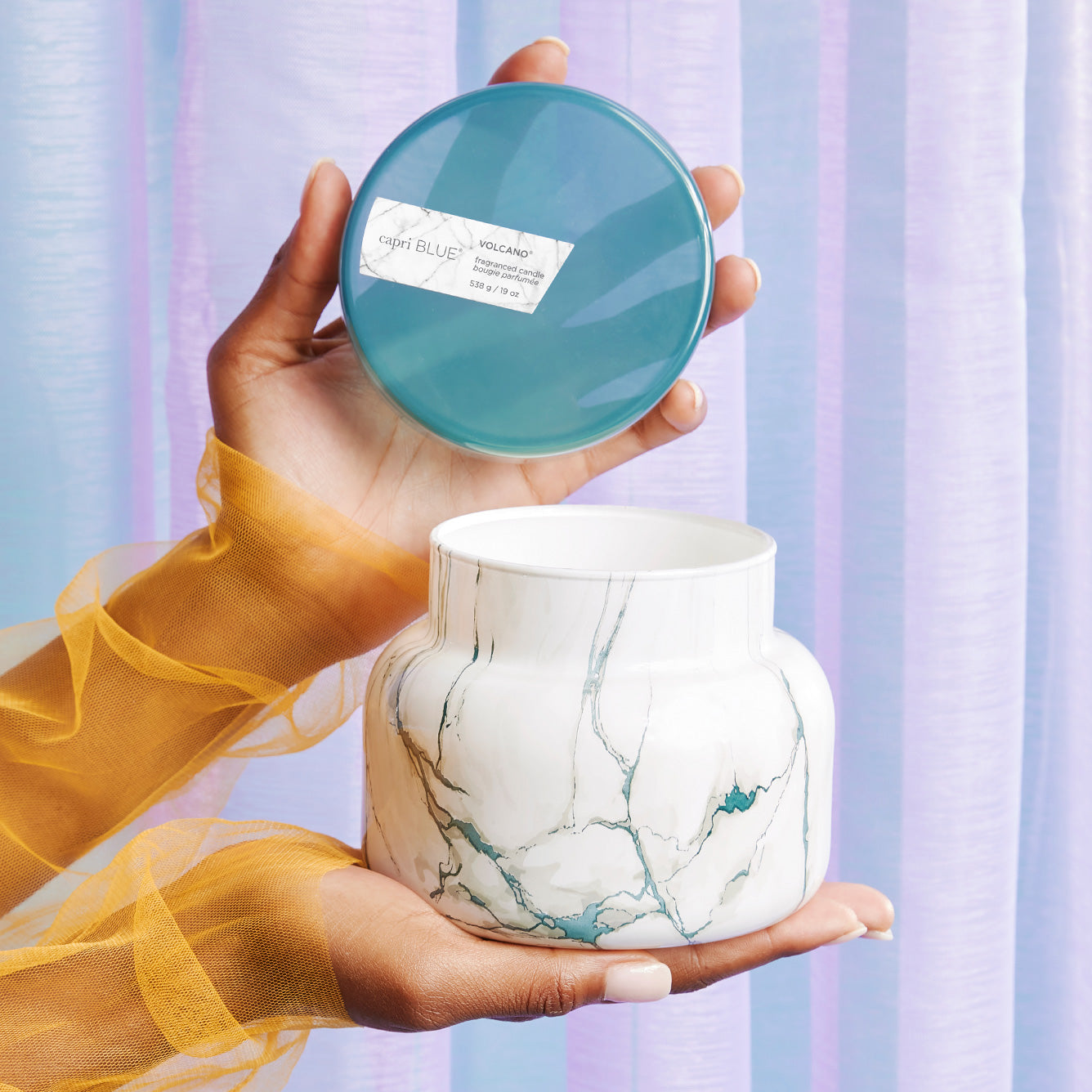 Housewarming & Hostess, Volcano Modern Marble Oversized Candle