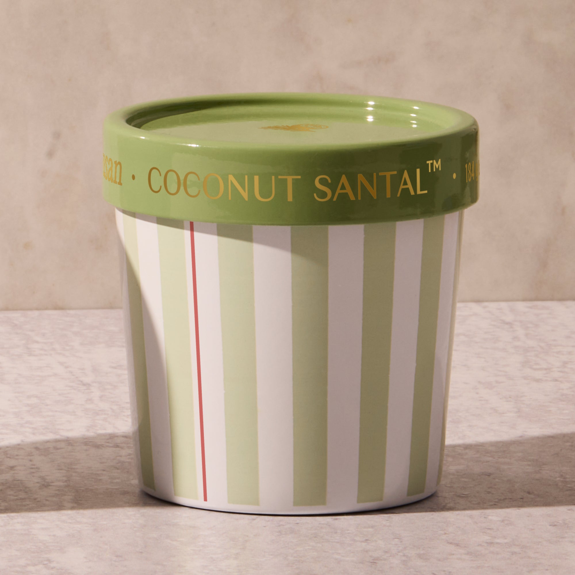 Coconut Santal Caffè Capri Gelato Cup Candle view 2