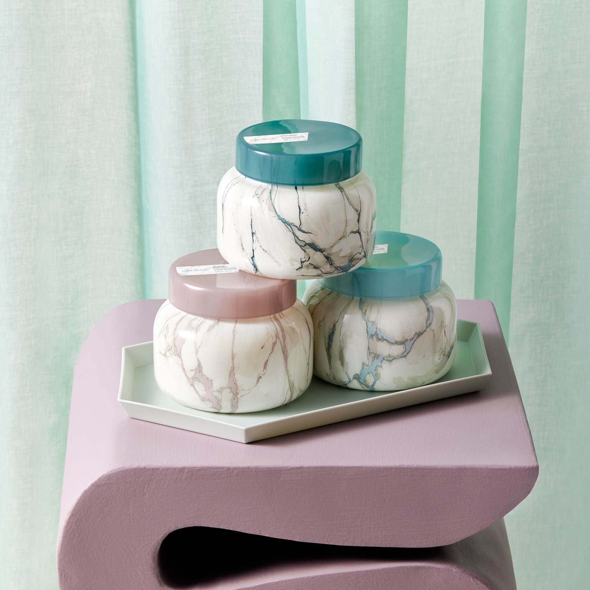 Aloha Orchid Modern Marble Signature Candle view 2