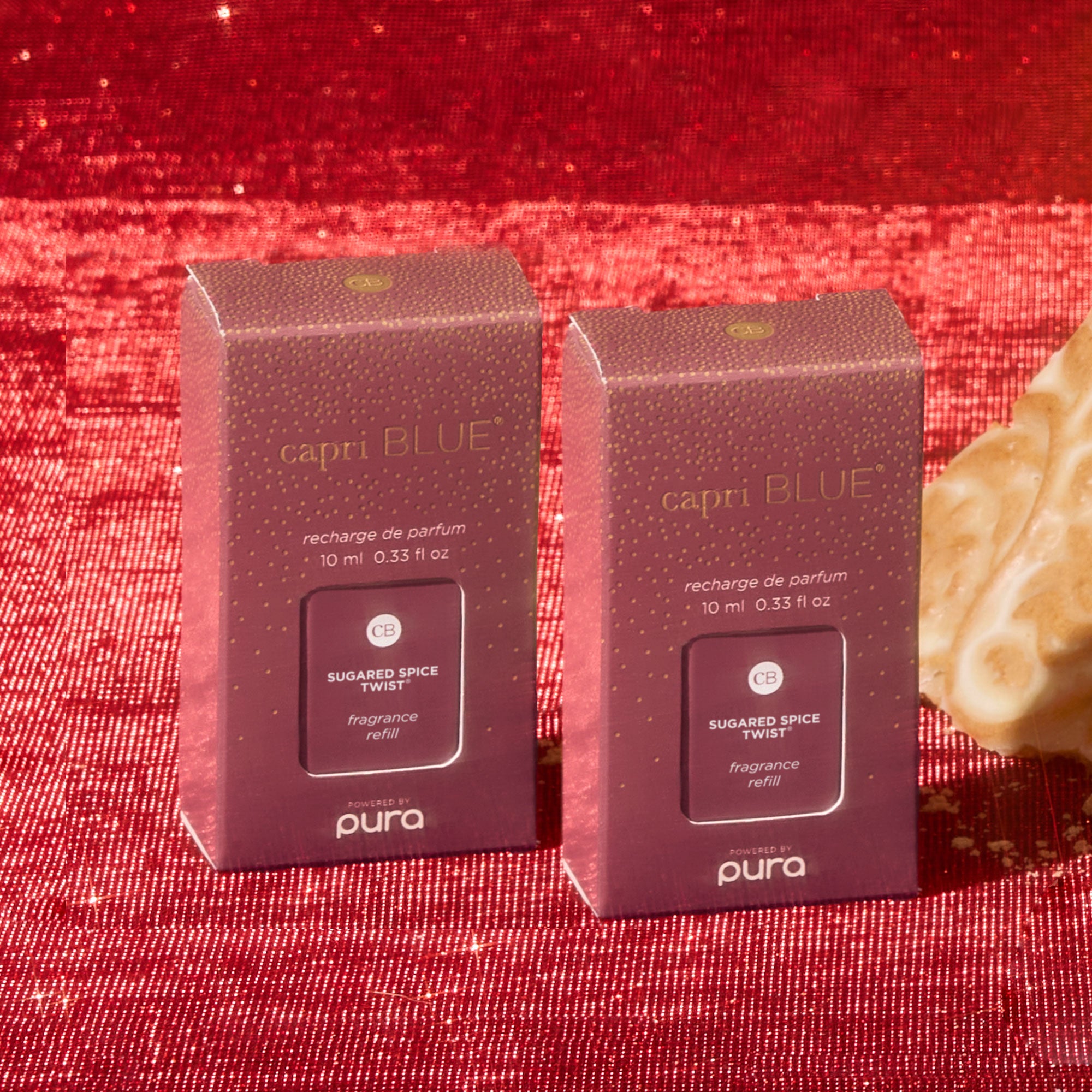 CB + PURA Diffuser Refill 2-Pack Bundle, Sugared Spice Twist view 2