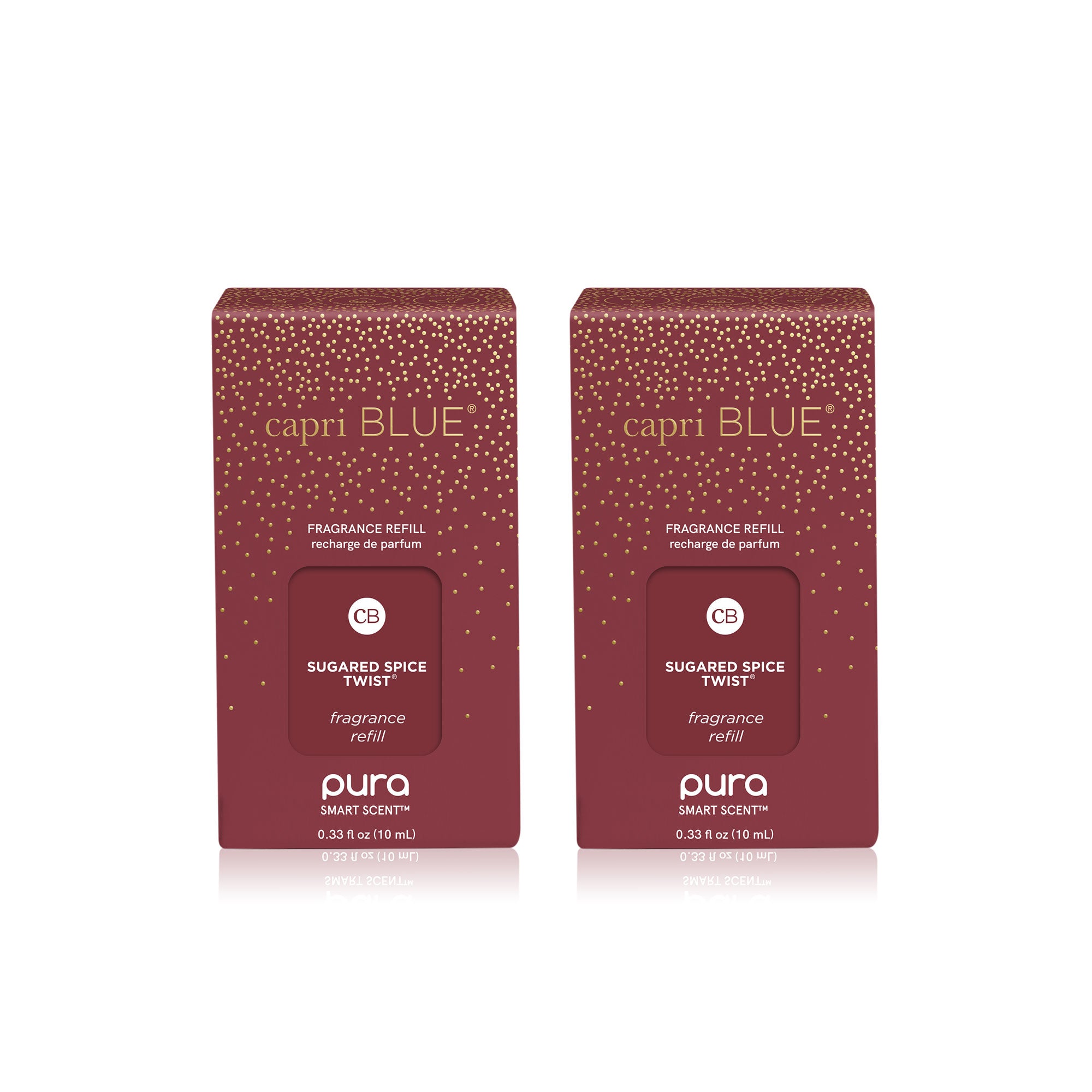 CB + PURA Diffuser Refill 2-Pack Bundle, Sugared Spice Twist view 1