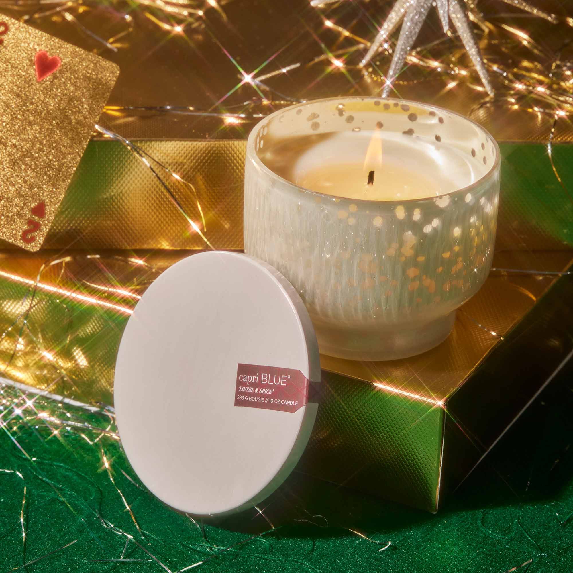 Tinsel & Spice Holiday Mercury Inverted Candle view 2