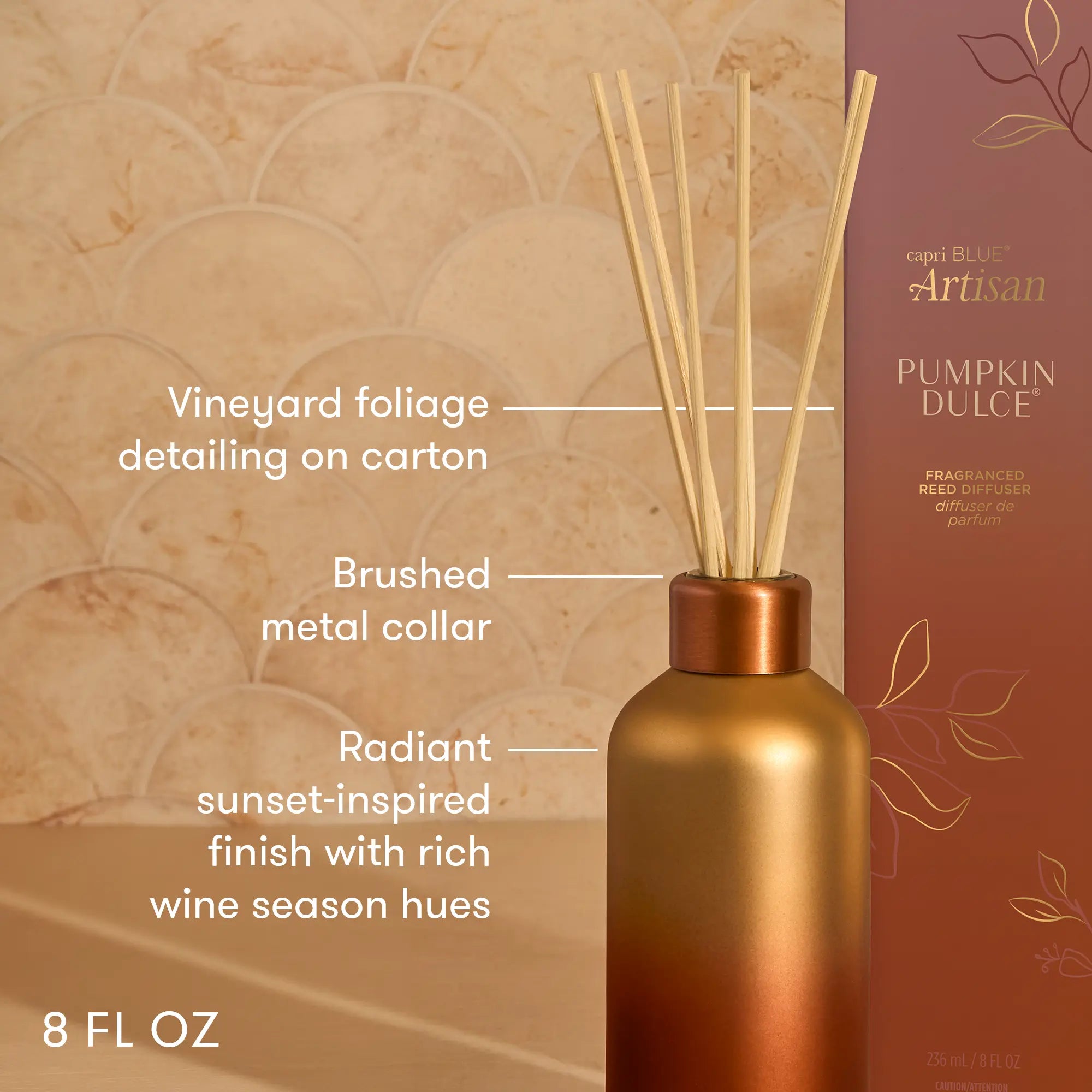 Pumpkin Dulce Tuscan Radiance Reed Diffuser