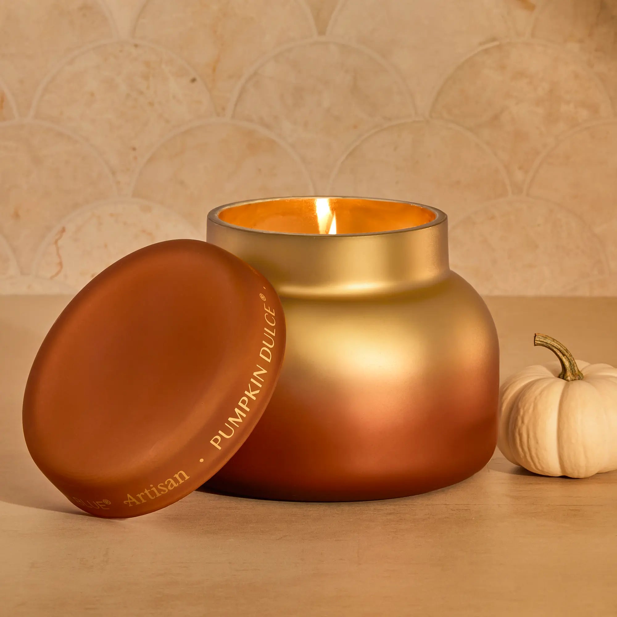 Pumpkin Dulce Tuscan Radiance Signature Candle view 2
