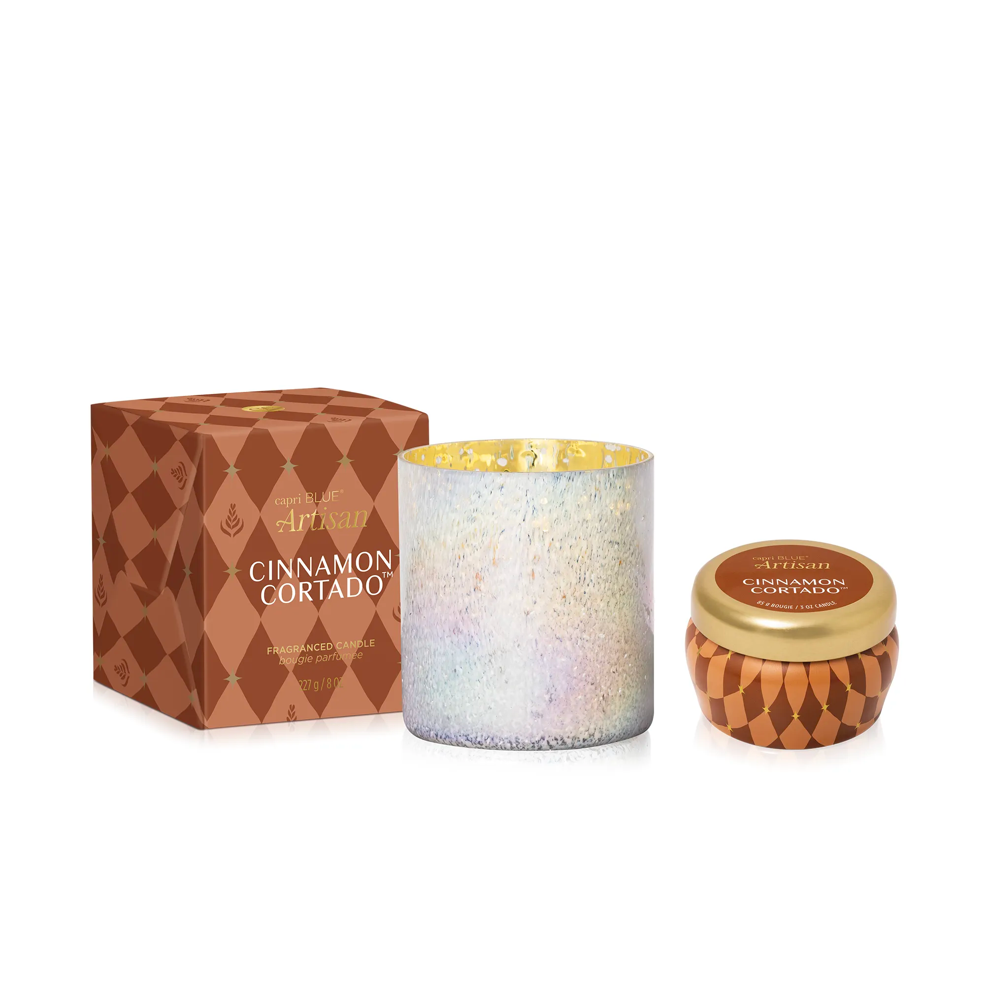 Winter Bazaar Cinnamon Cortado Candle Duo