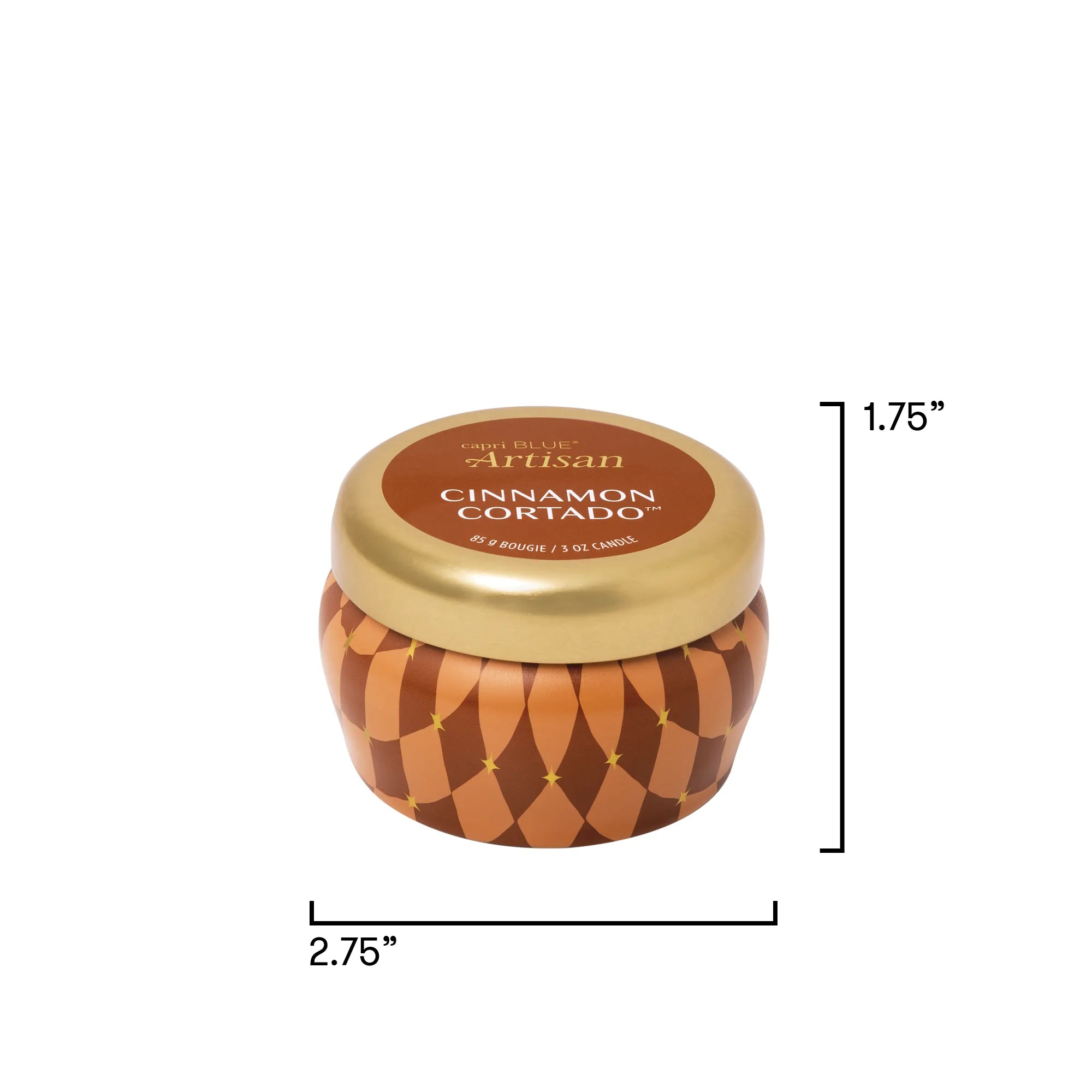 Cinnamon Cortado Winter Bazaar Mini Tin Candle