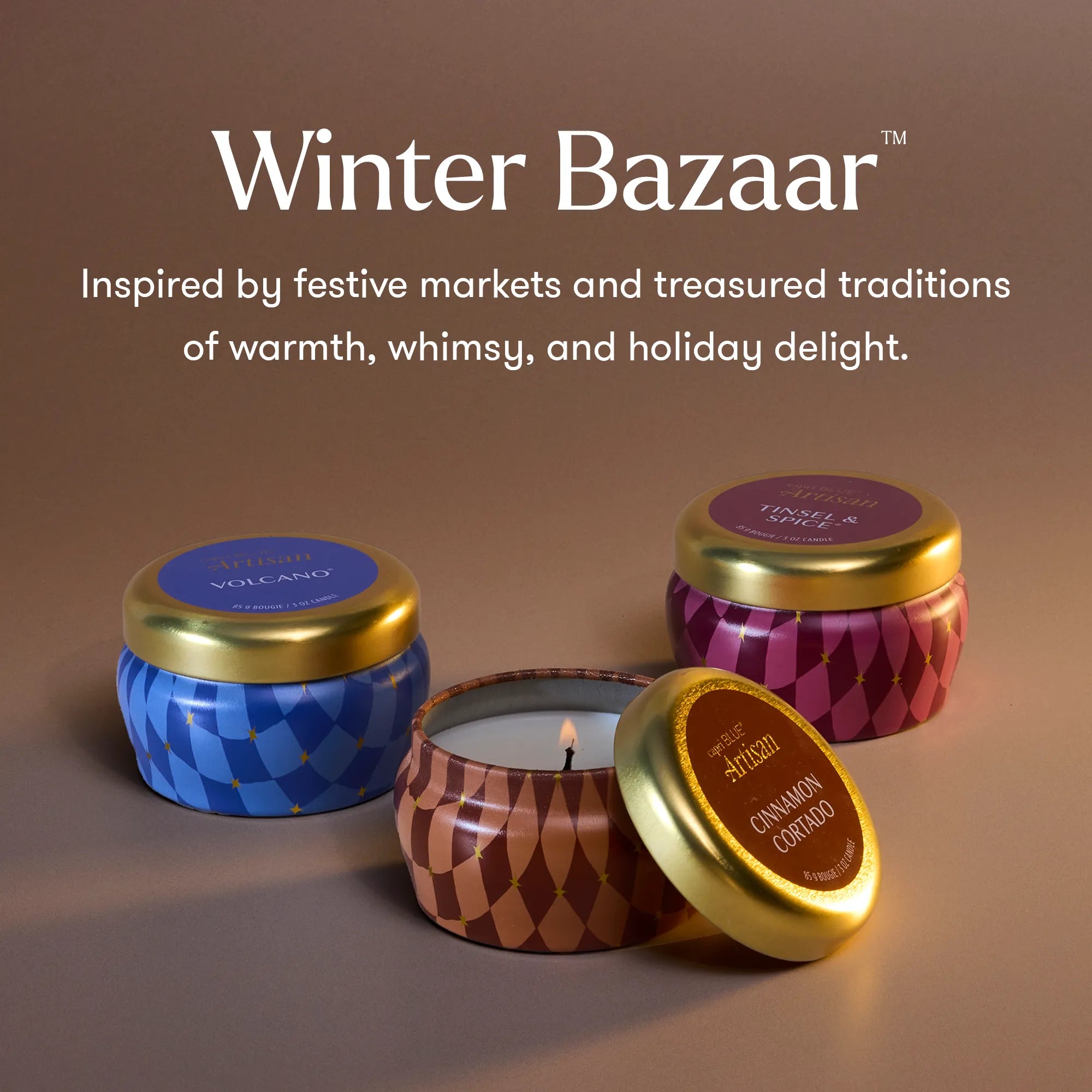 Winter Bazaar Signature Candle + Minis Bundle
