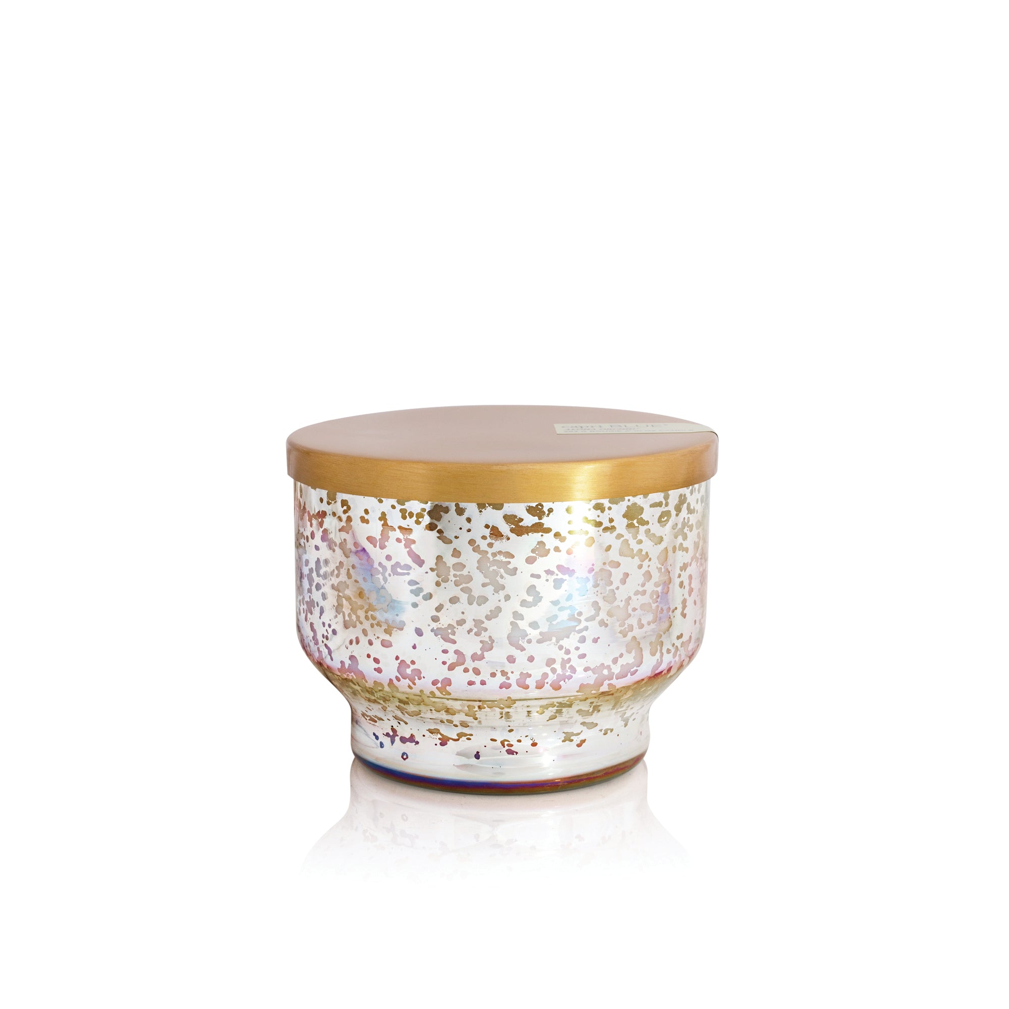Aloha Orchid Mercury Iridescent Inverted Candle view 1