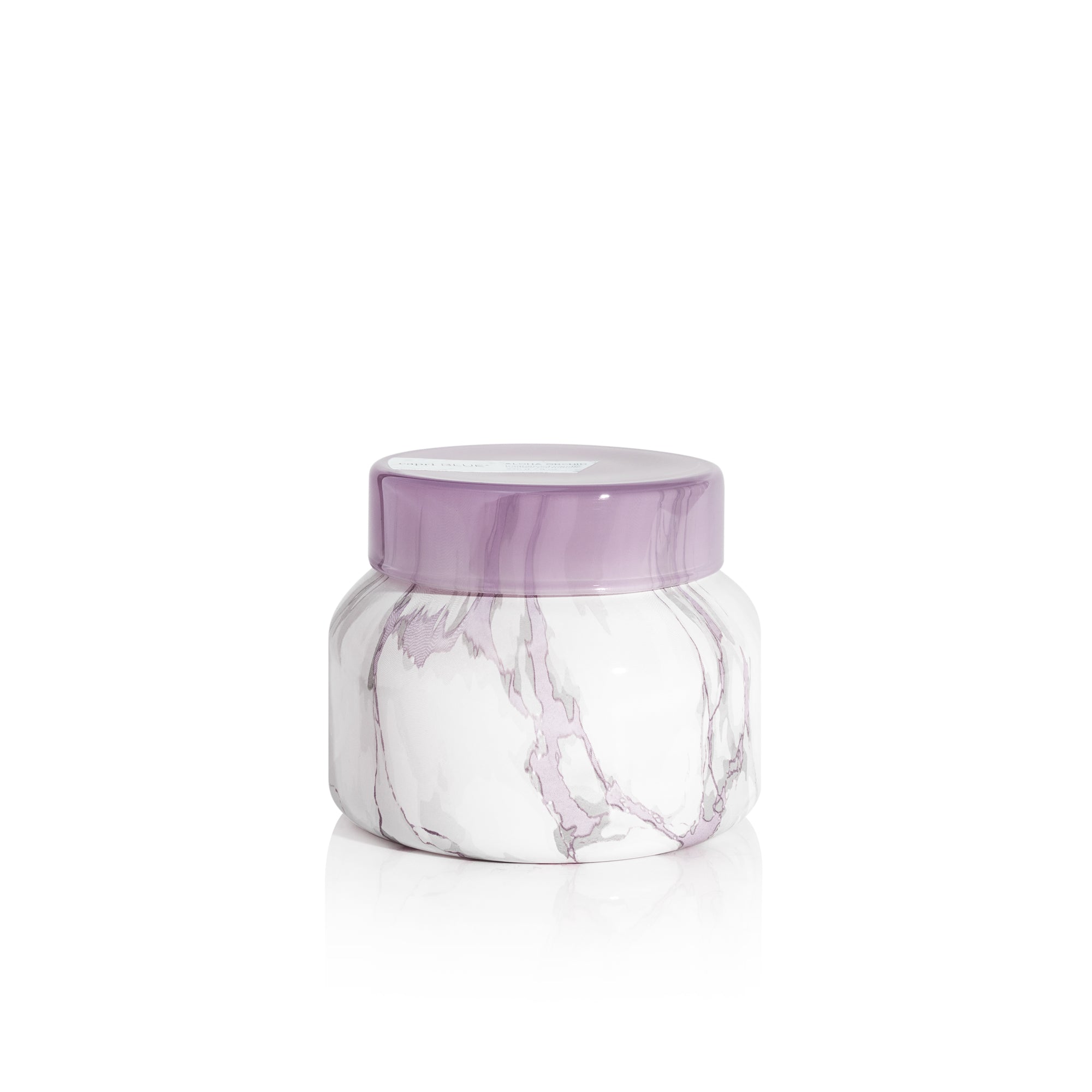 Aloha Orchid Modern Marble Petite Candle view 1