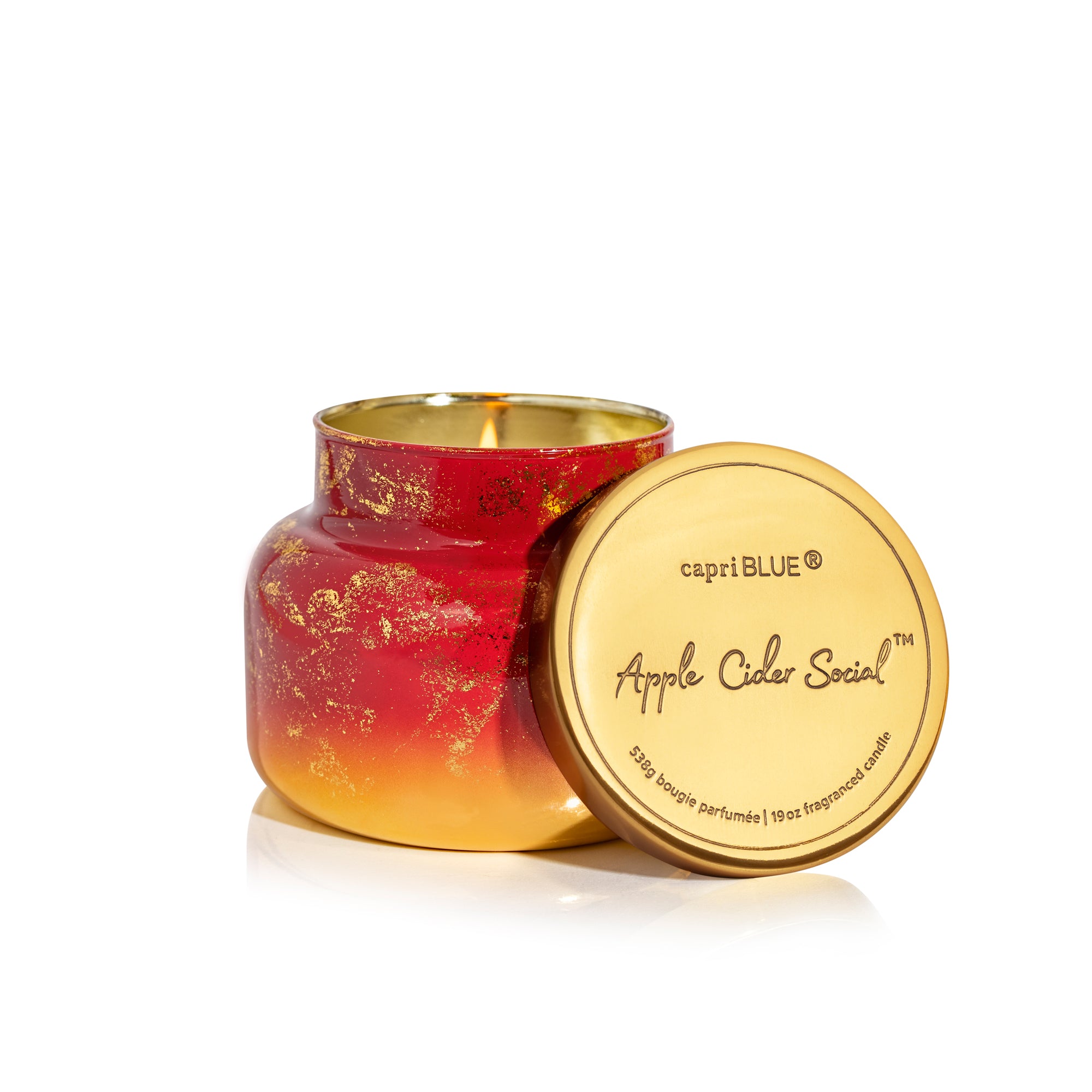Apple Cider Social Glimmer Signature Candle, 19 oz