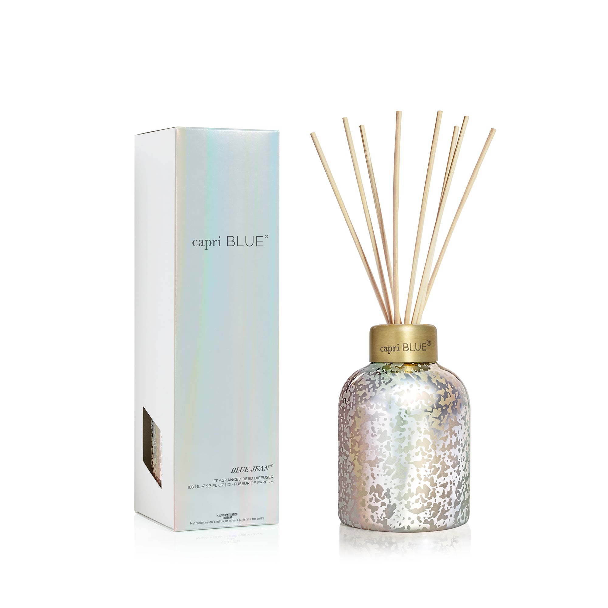Blue Jean Mercury Iridescent Petite Reed Diffuser view 1