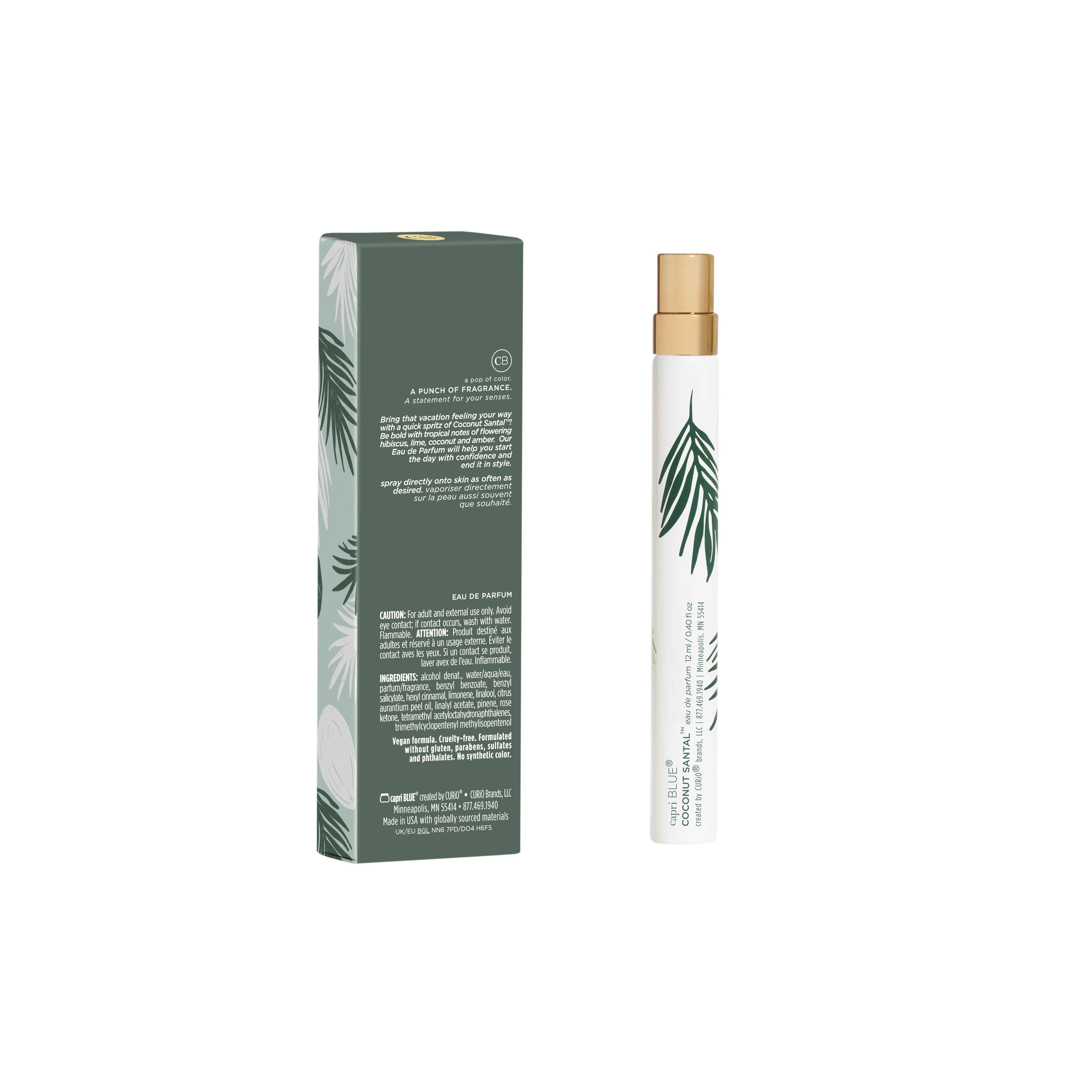 Coconut Santal Flora Edit Eau de Parfum Spray Pen, back view