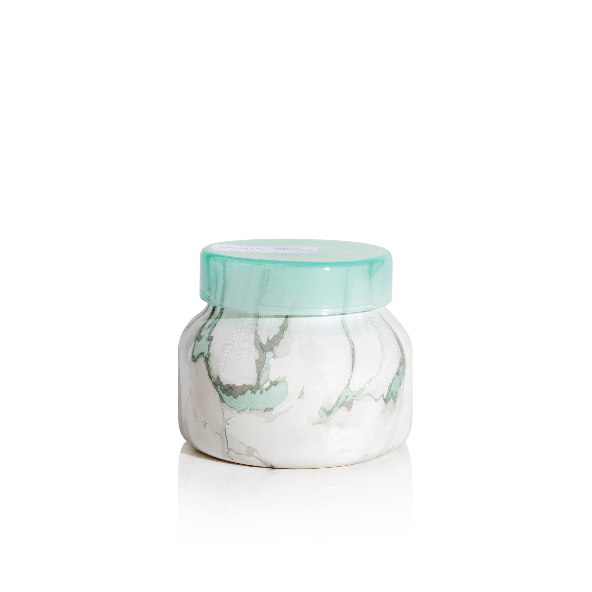 Coconut Santal Modern Marble Petite Candle view 1