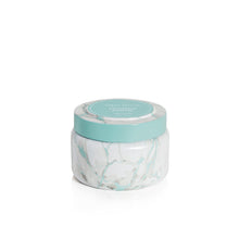 Coconut Santal Modern Marble Printed Travel Tin Candle, 8.5oz