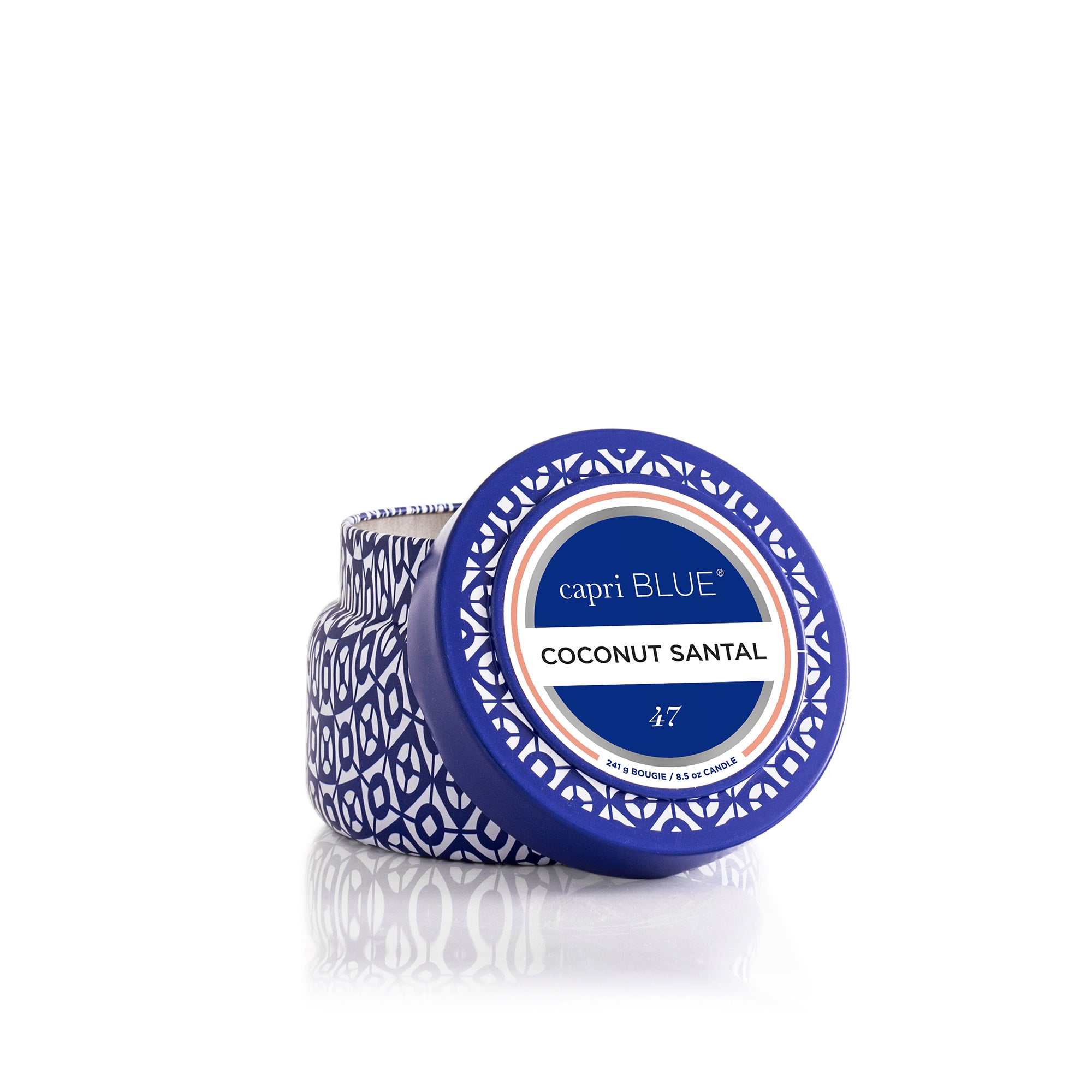 Coconut Santal Printed Travel Tin Candle view 2