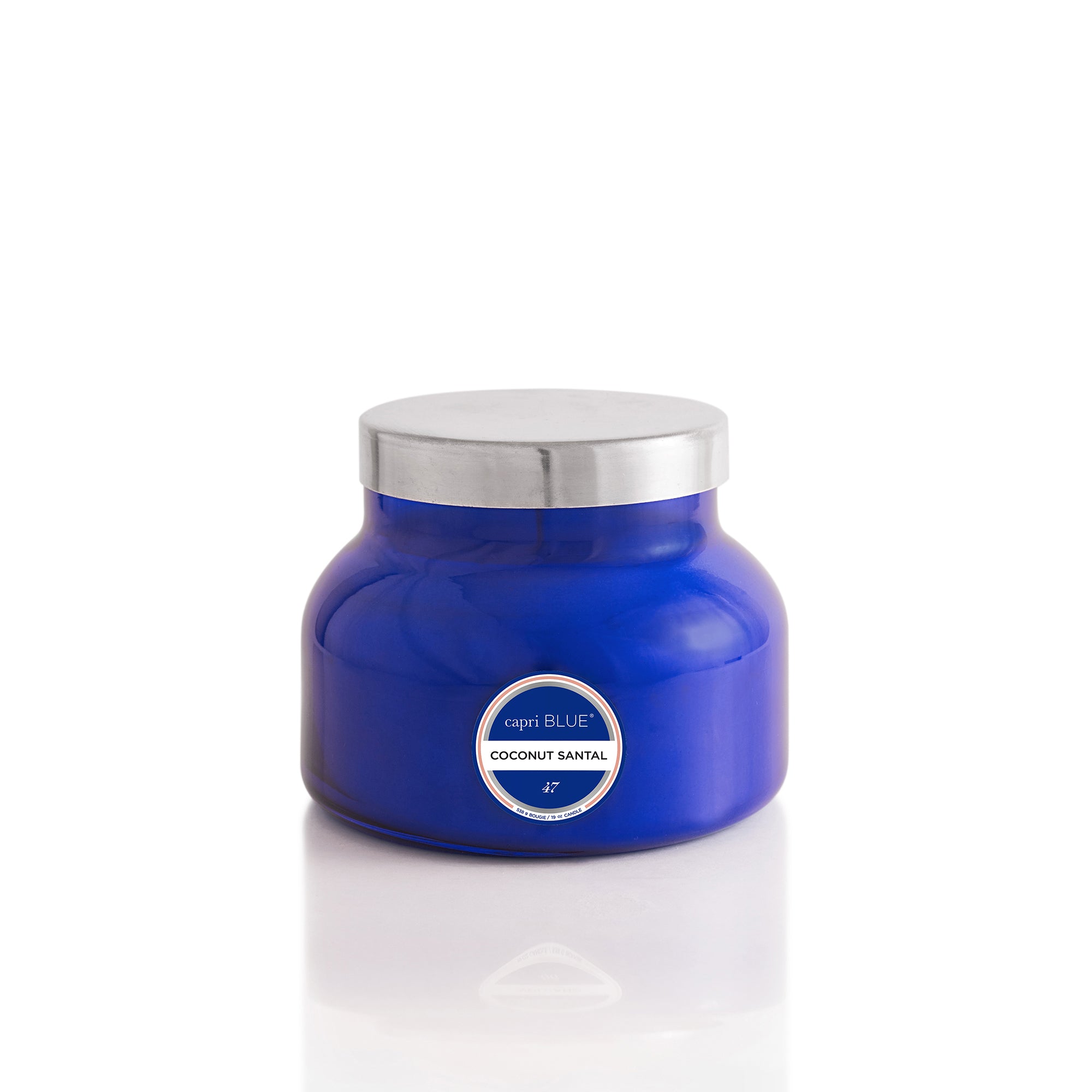 Coconut Santal Blue Signature Candle view 1