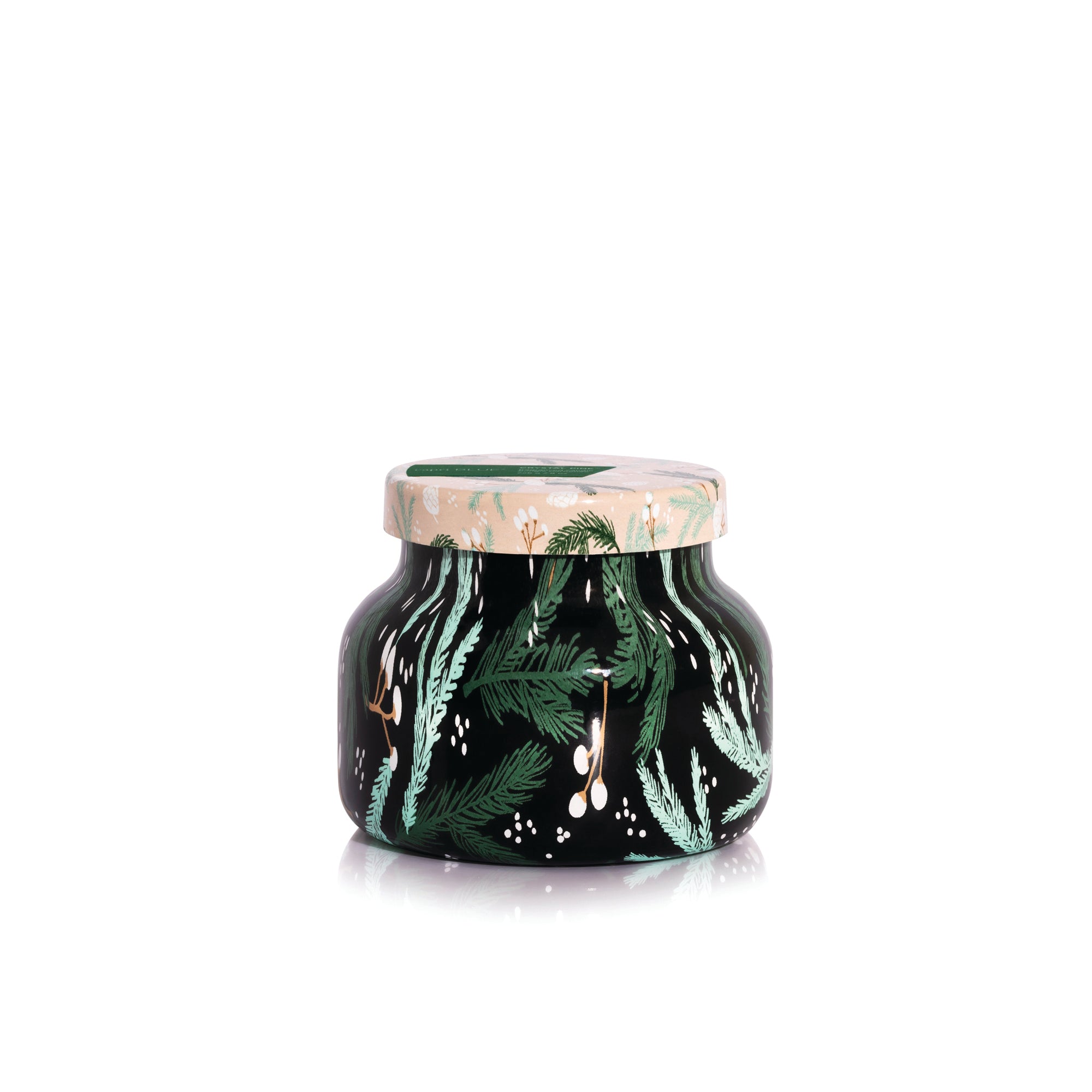 Crystal Pine Holiday Pattern Play Petite Candle view 1