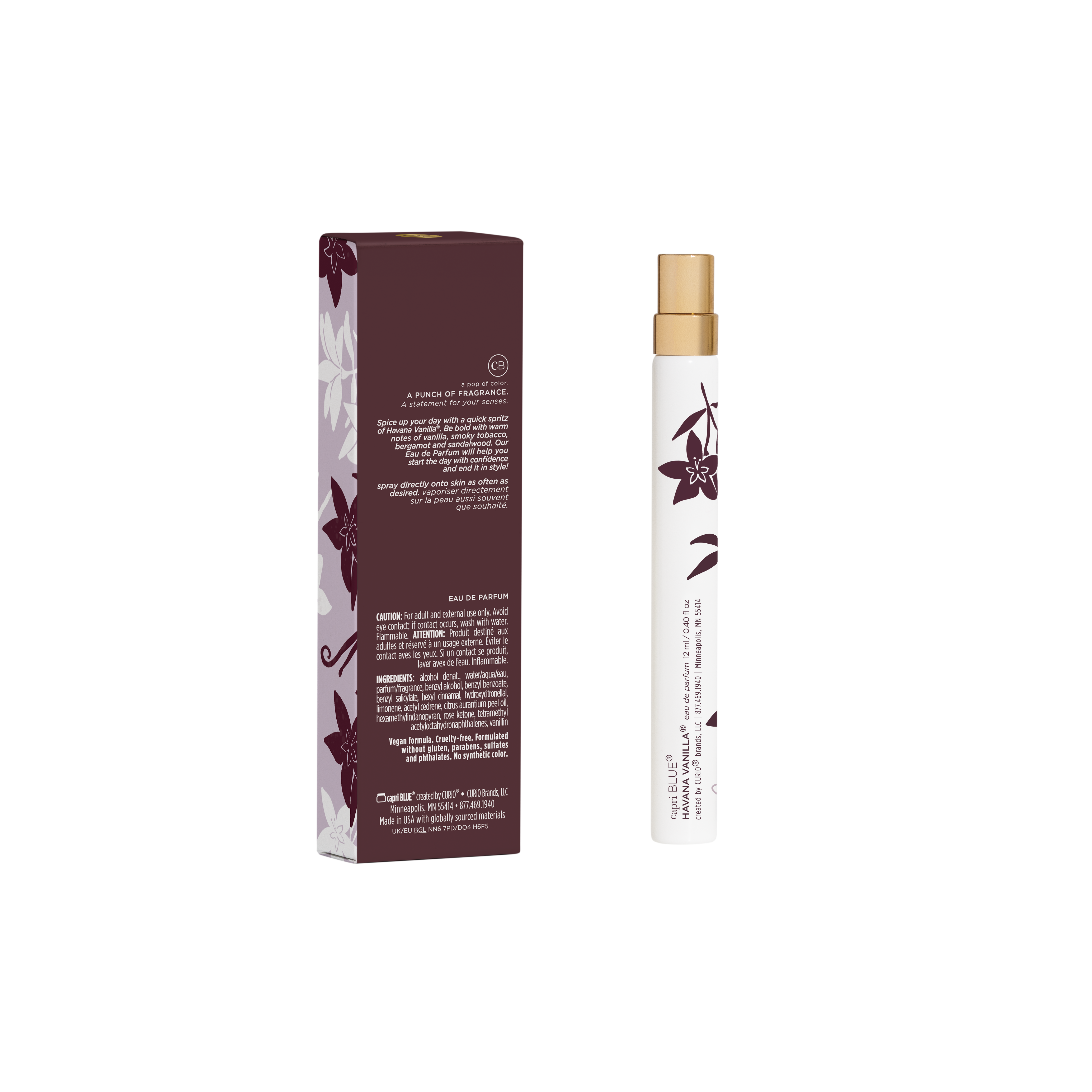 Havana Vanilla Flora Edit Eau de Parfum Spray Pen, back