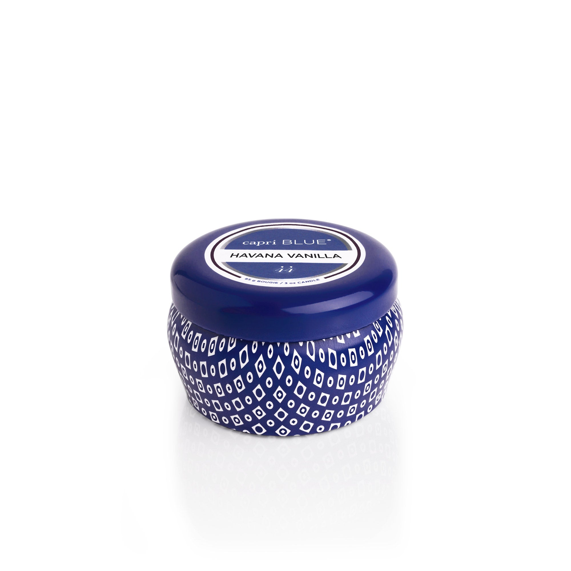 Havana Vanilla Blue Mini Tin Candle view 1