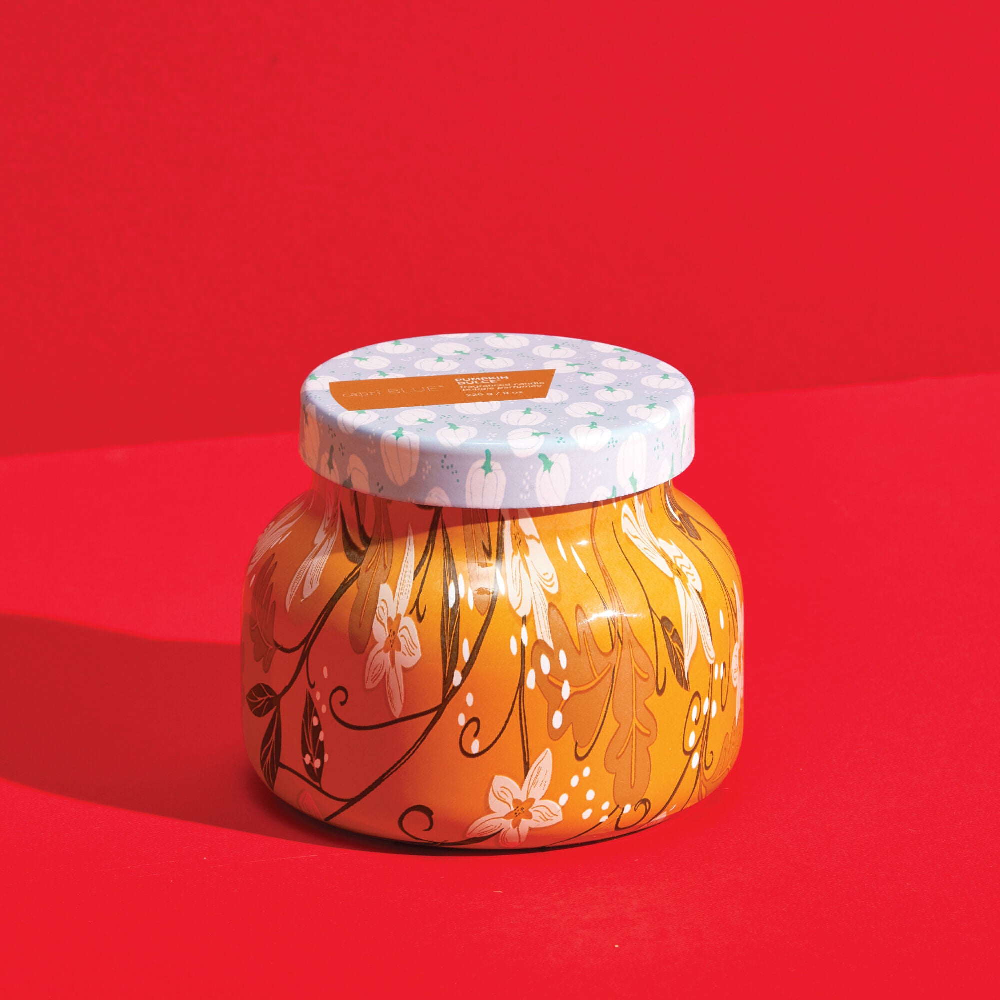Pumpkin Dulce Holiday Pattern Play Petite Candle