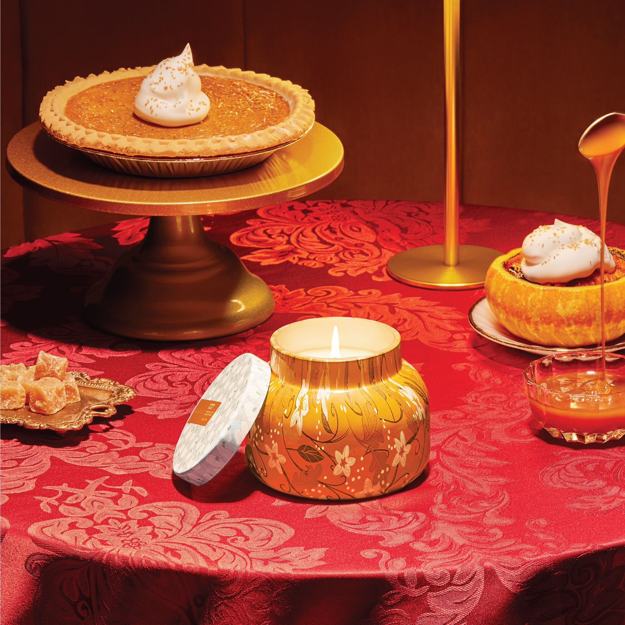 Pumpkin Dulce Holiday Pattern Play Signature Candle view 2