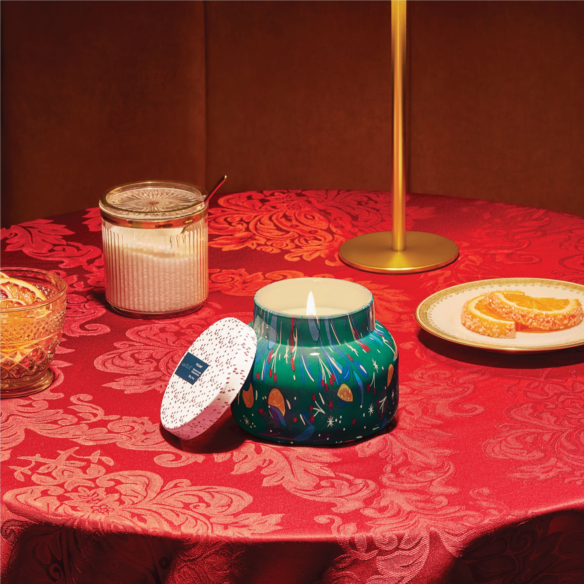 Volcano Holiday Pattern Play Signature Candle view 2