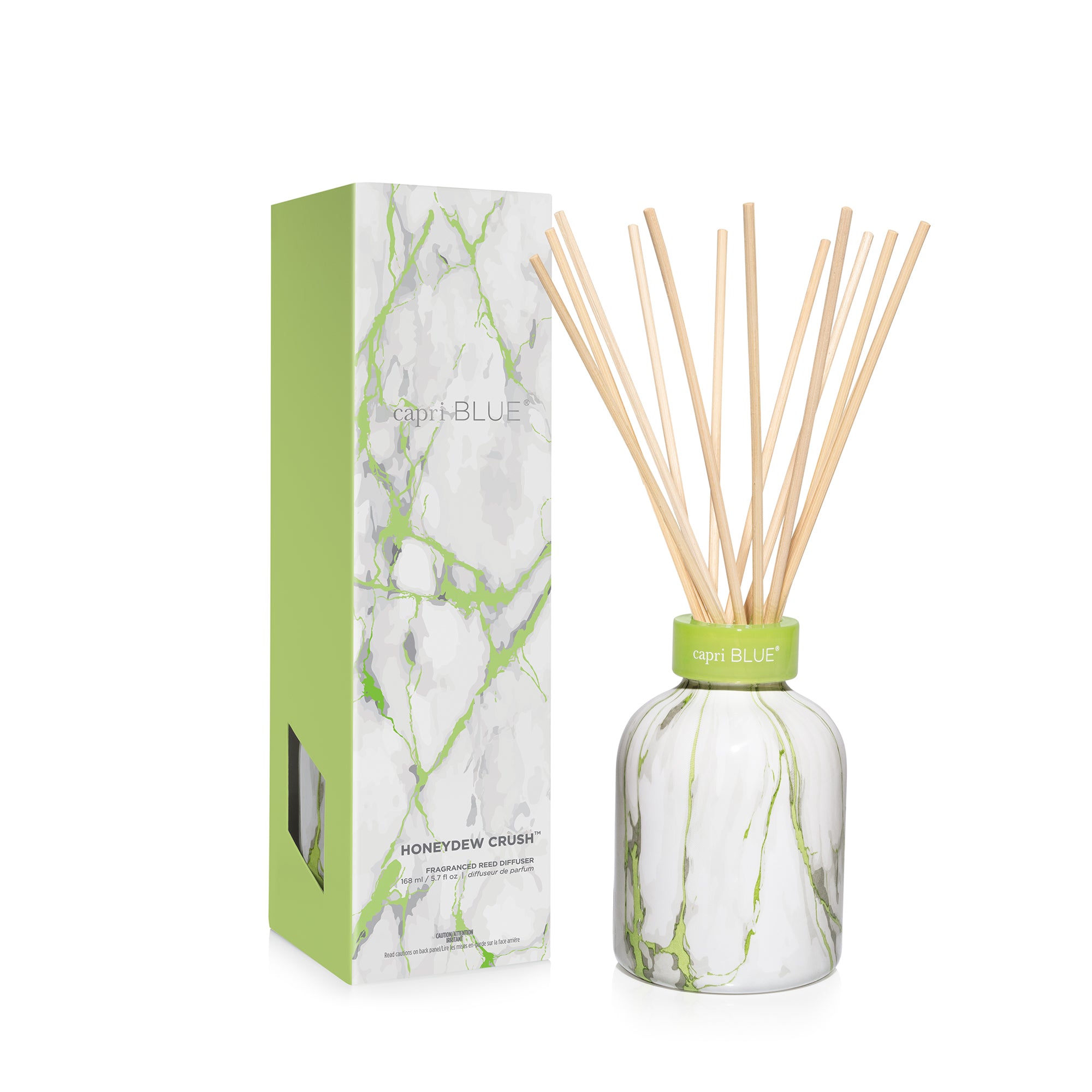 Honeydew Crush Modern Marble Petite Reed Diffuser view 1