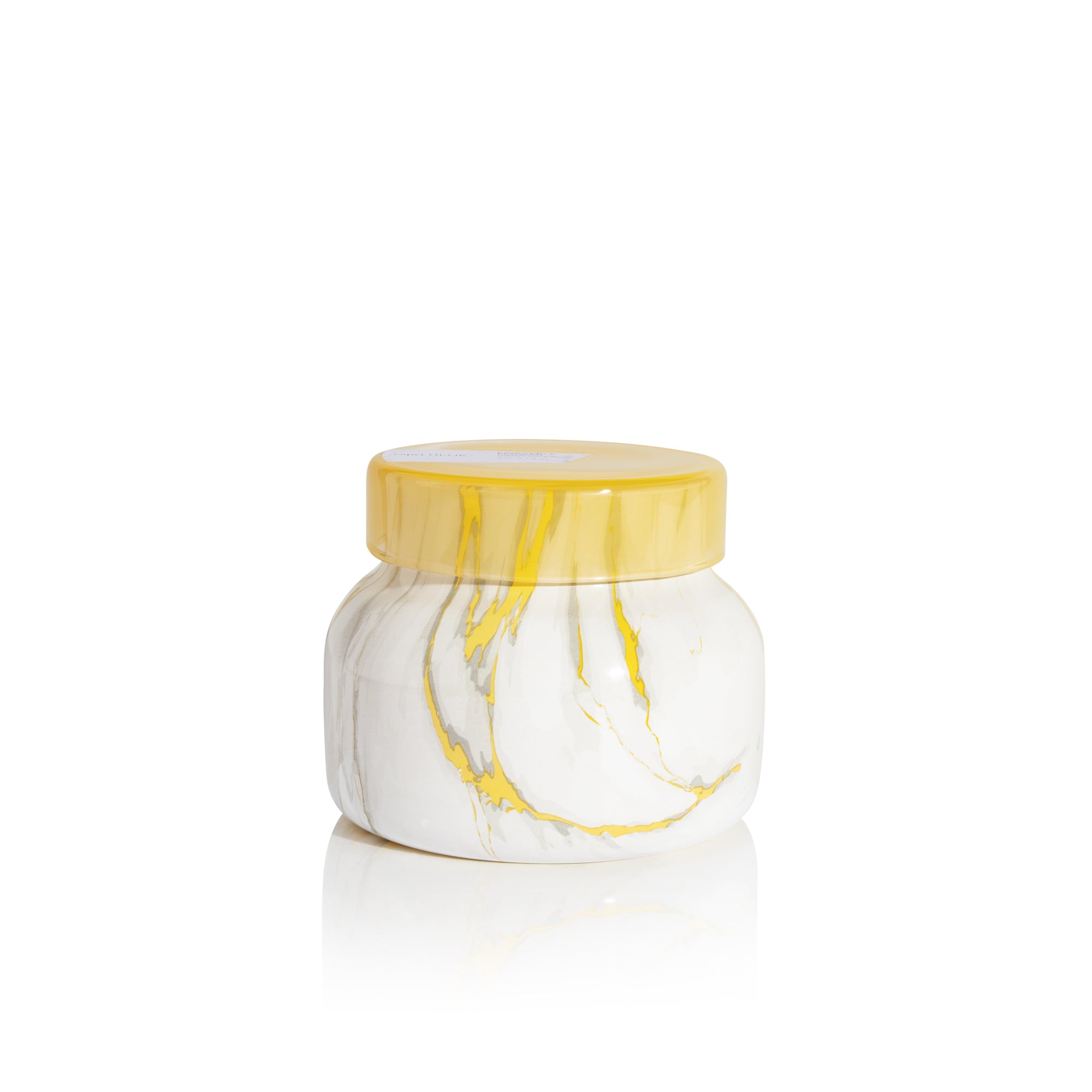 Pineapple Flower Modern Marble Petite Candle view 1