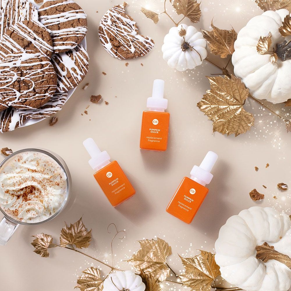 CB + PURA Diffuser Refill 2-Pack Bundle, Pumpkin Dulce view 2