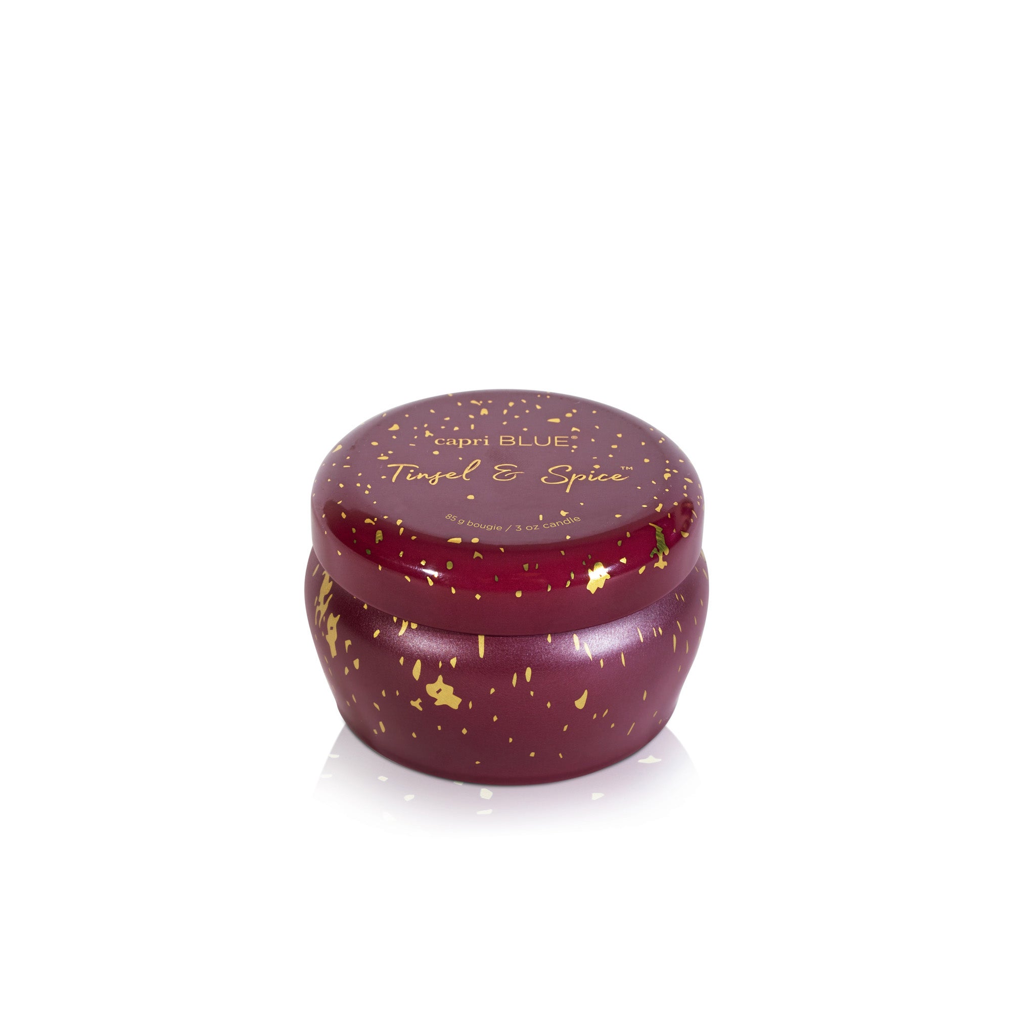 Tinsel & Spice Glimmer Mini Tin Candle view 1