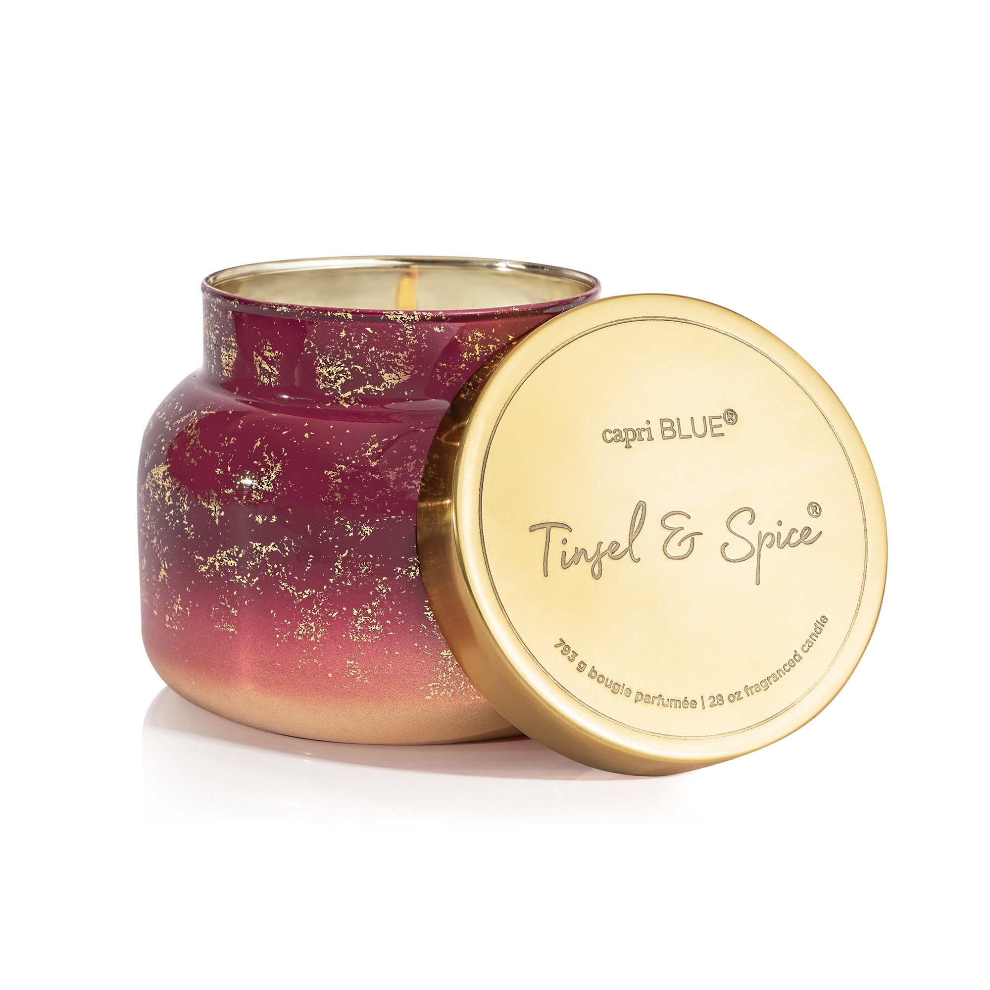 Tinsel & Spice Glimmer Oversized Candle view 2