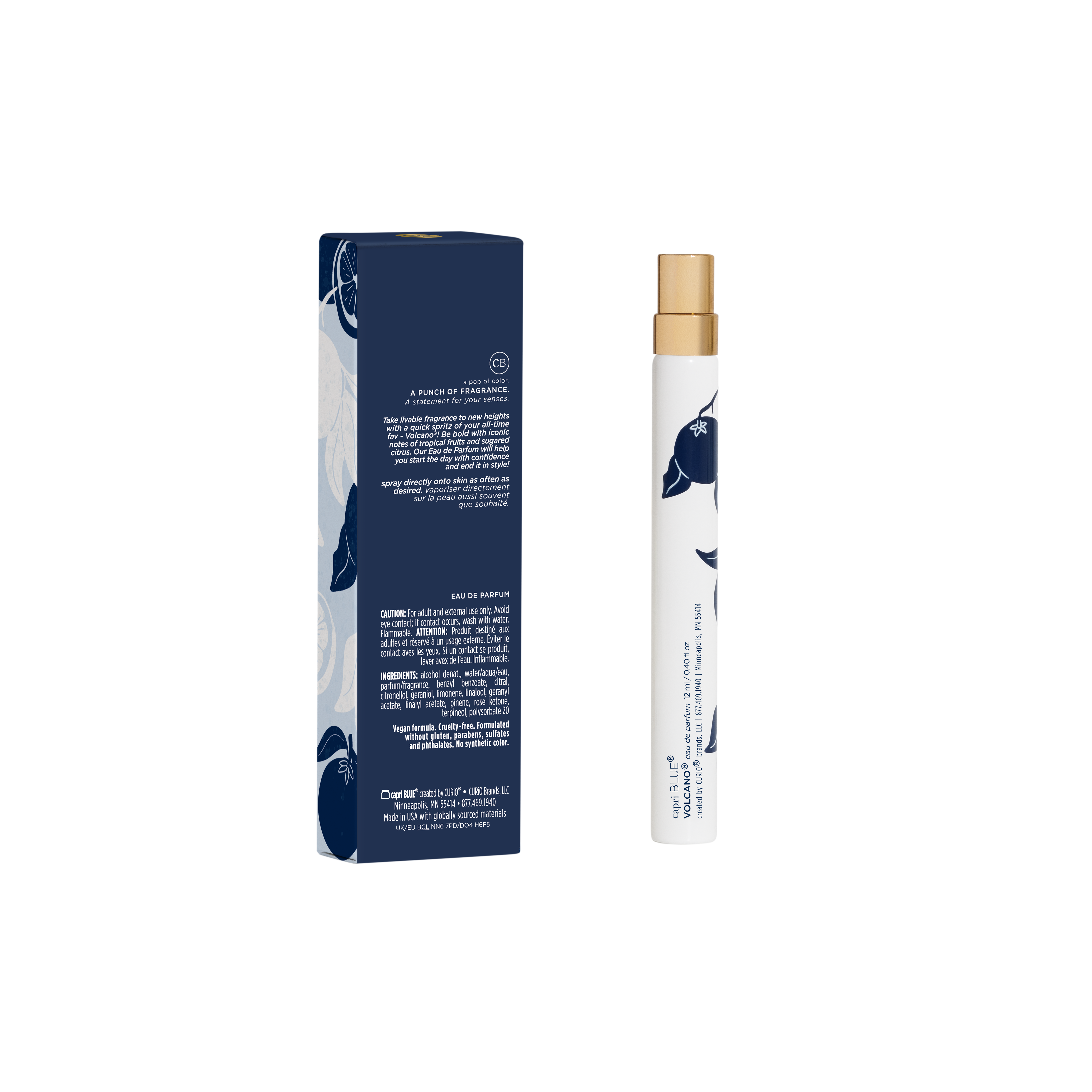 Volcano Flora Edit Eau de Parfum Spray Pen, back