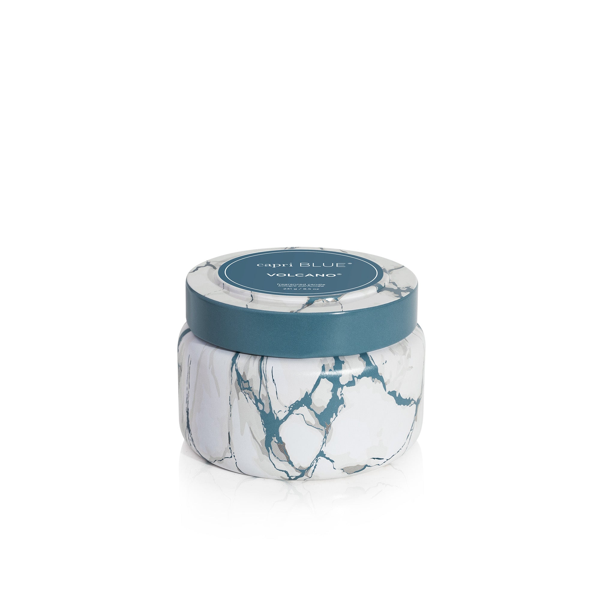 Volcano Modern Marble Printed Travel Tin Candle view 1