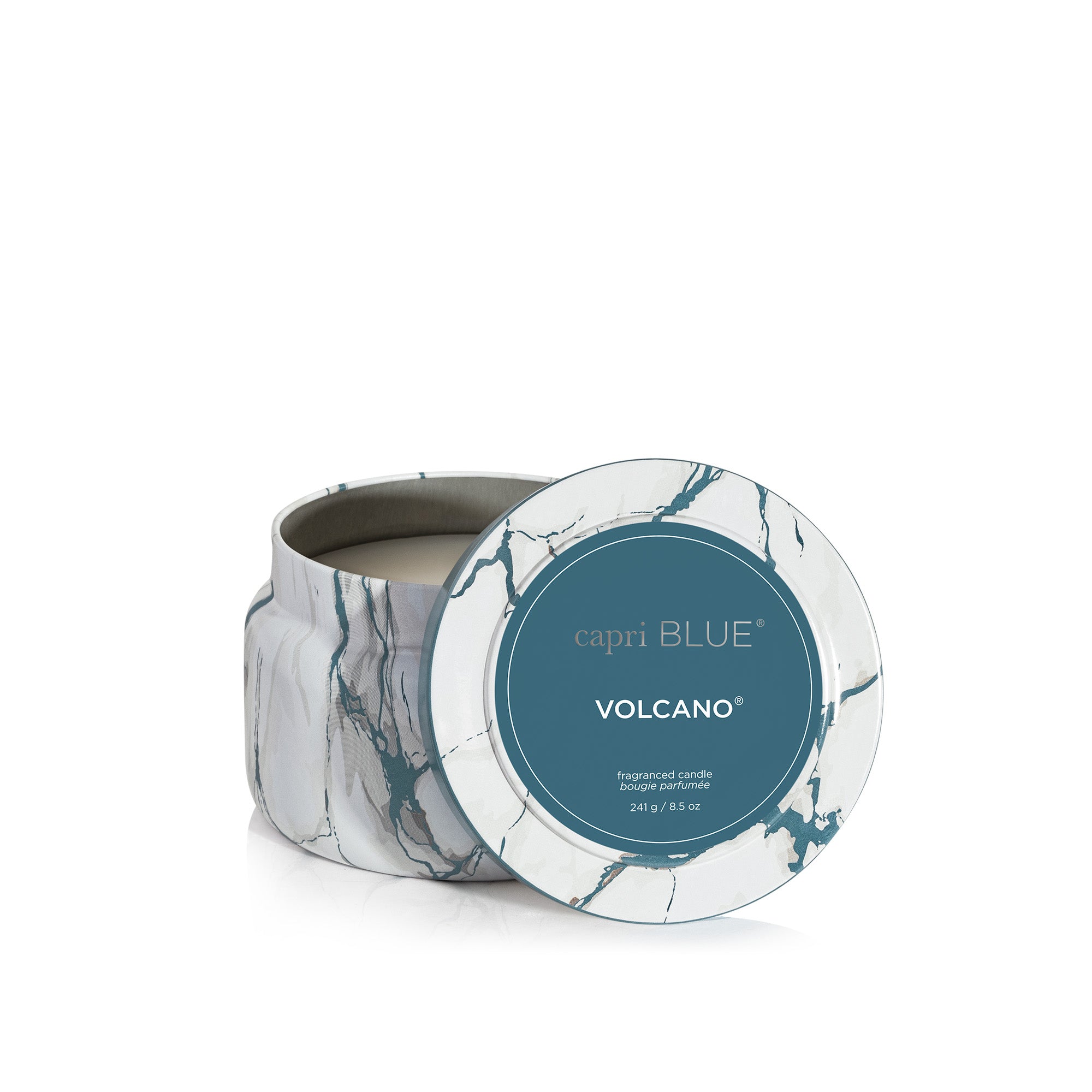 Volcano Modern Marble Printed Travel Tin Candle view 2