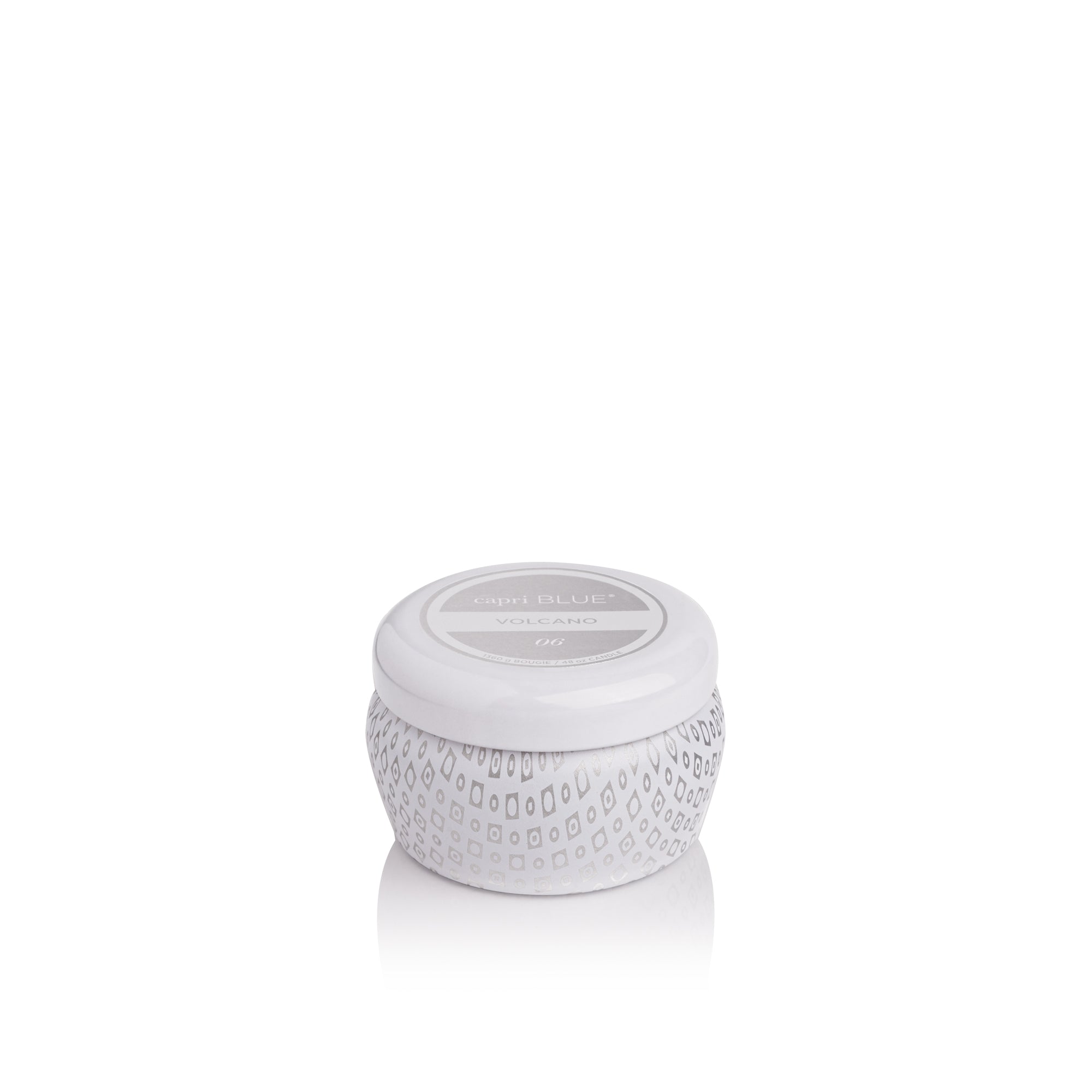 Volcano White Mini Tin Candle view 1