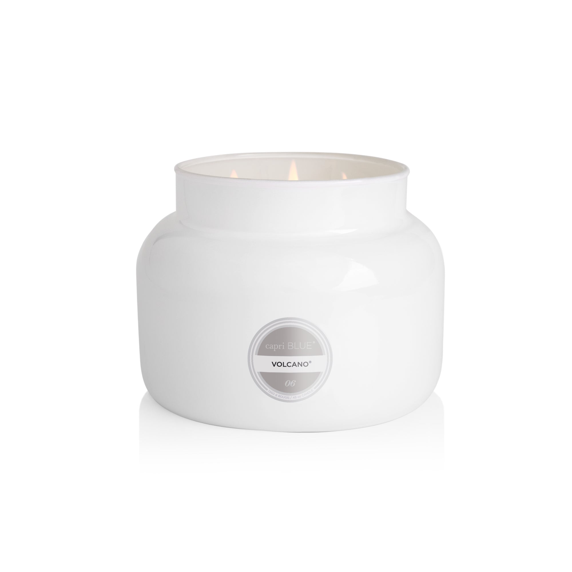 Volcano White Jumbo Candle view 2